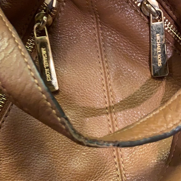 Michael kors leather cognac purse - Picture 3 of 4